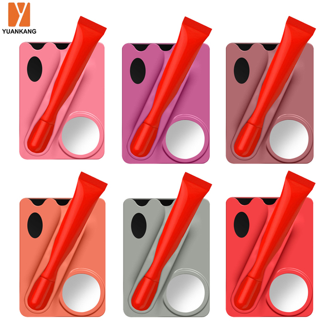 Factory Direct Selling Adhesive Tape Card Holder Smart Lipgloss Silicone Suction Holder Silicone Lipstick Holder