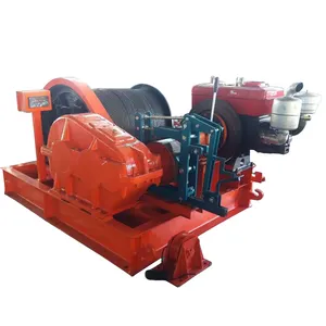 2024 New Heavy Duty Fishing Boat Winch Diesel Engine Ship Towing Winch For Marine