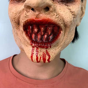 เทศกาลปาร์ตี้ยางพาราหน้ากากชั่วร้ายสองหน้าบาร์บ้านผีเสื้อบรรคร้ายน่ากลัวหน้ากากฮาโลวีน - Product Image 1