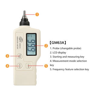 Integrated Professional High-Precision Digital Display Motor <strong>Surface</strong> Vibration Instrument GM63A 1-Year Fault Testing Equipment - Product Image 4
