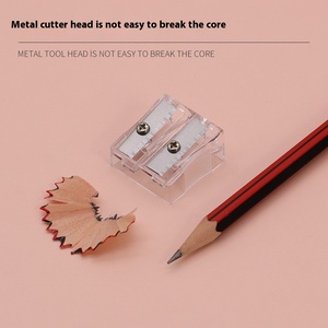 Taihao trong suốt học sinh Mài bút chì trắng với đôi lỗ lớn để sử dụng trong lớp học - Product Image 4