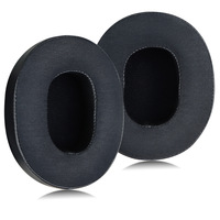 Coussinets d'oreille en gel à mémoire de forme en cuir PU de remplacement pour Skullcandy Crusher 3.0 Wireless HESH3 ANC Venue EVO