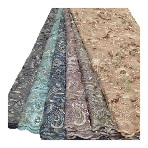 Tecido de malha três dimensionais feita à mão, tecido de malha lantejoulas vestido de noite - Product Image 1