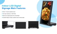 Tablet Interaktif Layar Sentuh Bentuk L HDFocus Android, Kios, Terminal Pemesanan Restoran & Bank, Digital Signage