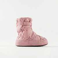 BW120 Bottes d'échauffement de ballet d'hiver, épaisses et rembourrées, chaudes, avec boucle réglable et cordon de serrage, pour l'entraînement