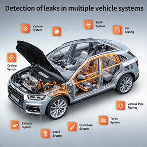 Smoke Leak Detector EVAP System <strong>Pipe</strong> Vacuum Smoke Leakage <strong>Pressure</strong> Gauge Auto Smoke Leakage <strong>Tester</strong> Diagnostic Tools - Product Image 4