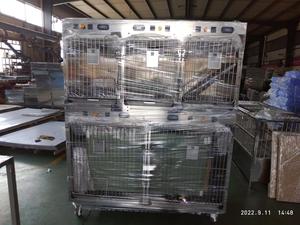 EURVET Attrezzatura Veterinaria Gabbia ICU per Cani e Gatti in Acciaio Inox 304 con Luce Calda, Porta per Ossigeno, Termostato e Spegnimento Automatico per Sovratemperatura - Product Image 4