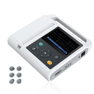 PE-VE3B Vente chaude Électrocardiographe vétérinaire portable 12 canaux pour usage médical – Machine d'électrocardiographie numérique vétérinaire - Product Image 4