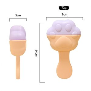 Masque facial réutilisable en silicone en forme de patte de chat ou d'ours pour massage et outil de beauté, compresse de glace pour resserrer les pores - Product Image 2