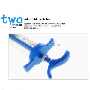 กระบอกฉีดยาพลาสติกใส Tpx ขนาด 20 มล. สำหรับฉีดวัคซีนสัตว์และน้ำหอม - Product Image 3