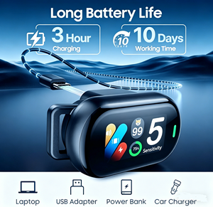 Automatisches Anti-Bell-Halsband mit 4 Trainingsmodi, IPX7 Wasserdicht, Hunde-Erziehungshalsband mit TFT-Farbbildschirm, Metallgitterband und Bellzähler - Product Image 2