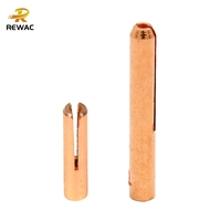 Collets de torche de soudage TIG WP24 de 0,5 mm à 2,4 mm, plusieurs longueurs de 11,5 mm à 23 mm, accessoires et pièces pour porte-électrode en tungstène