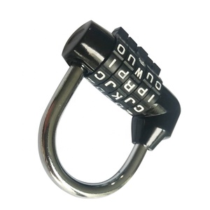 High Quality U-Shaped Combination <strong>Padlock</strong> for Fitness <strong>Gym</strong> Durable and Polished Finish Replaced 5 Letters and Numbers - Product Image 5