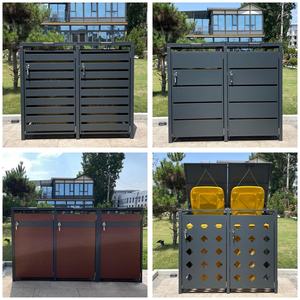 <span class=keywords><strong>Abri</strong></span> de rangement pour <span class=keywords><strong>poubelles</strong></span> extérieur, ensemble de <span class=keywords><strong>3</strong></span>, verrouillable, avec roulettes, étanche, antirouille, <span class=keywords><strong>abri</strong></span> pour <span class=keywords><strong>poubelles</strong></span> pour jardin, villa - Product Image 5