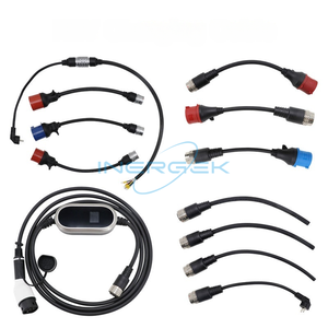 カスタムEV高電圧配線ハーネス（オレンジ色のHVケーブルと2ピンHVコネクタ付き）新エネルギー車用 - Product Image 3