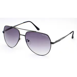 Sunway Eyewear Wholesale Retro Custom Logo Fashion Aviation UV400 Metal Classic Sun Glasses Sunglasses for Men