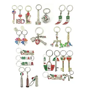 Supplier Low Price Promotional Keychain Custom 3d Logo Metal Key Chains Hard Soft Enamel Keychain