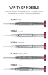 Qianli Mega-Idea IFlying 3D Destornillador de destornillador de absorción magnética fuerte <span class=keywords><strong>para</strong></span> <span class=keywords><strong>iPhone</strong></span> Aluminio de aviación de alta dureza - Product Image 2