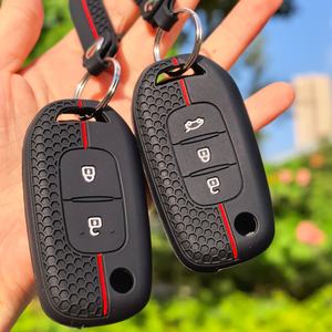 Custodia Protettiva in Silicone per Chiave Auto <span class=keywords><strong>Renault</strong></span> Kwid 2023 Trafic <span class=keywords><strong>Clio</strong></span> Kadjar <span class=keywords><strong>Clio</strong></span> 5 Captur Arkana Sandero Stepway Logan Twingo Portachiavi - Product Image 4