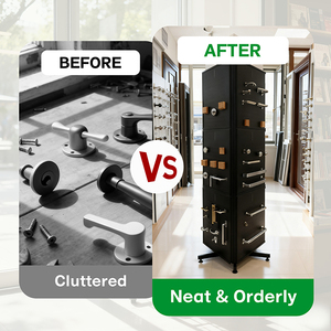 Вращающийся металлический дверной стеллаж - Product Image 3