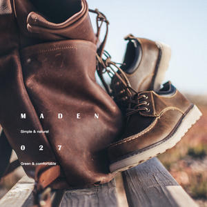 Zapatos Maden de Alta Calidad para Hombre, Estilo Vintage, Casuales, con Cordones, Punta Ancha - Product Image 6