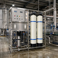 Machine à osmose inverse industrielle commerciale CE RoHS, 0,25-100 T/H, usine d'eau en bouteille personnalisable