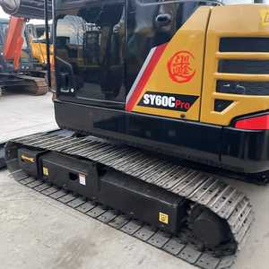 2020 usado SANY SY60C 6 toneladas Mini excavadora Kawasaki bomba tipo oruga gran potencia en Stock Shanghai - Product Image 3
