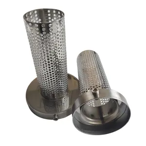 Stainless Steel Car Exhaust Muffler Silencer with round Tip New Condition Metal Filter Cylinder