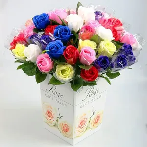 Cadeau d'entreprise à prix abordable : Savon en forme de fleur, rose unique ou œillet – Cadeau créatif pour la Saint-Valentin - Product Image 5