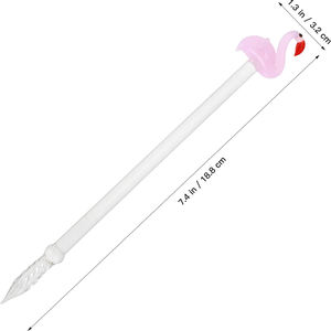 Pluma de Cristal con Punta Espiral para Caligrafía, Diseño de Medusa, Mini, para Arte, Escritura y Dibujo - Product Image 4