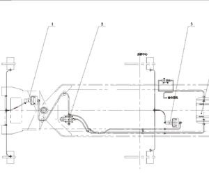 صمام بليك XGMA, أجزاء جهاز تحميل XG953H ، 55C0222 ، معزز 55c0730 ، صمام بليك ، أجزاء XGMA - Product Image 1