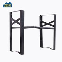 Pieds de meubles en fer thermolaqué de haute qualité, table à bière de luxe solide, portable et pliable pour cuisine, hôpital et usage extérieur