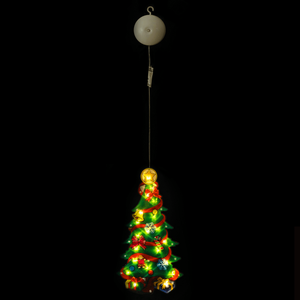 Lampada a batteria con ventosa, grande, luce bianca calda, ideale per decorare a Natale e creare un'atmosfera festosa. - Product Image 1