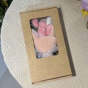 Ramo <span class=keywords><strong>de</strong></span> Tulipanes <span class=keywords><strong>de</strong></span> Ganchillo Clásico y Simple CLTF, Flor <span class=keywords><strong>de</strong></span> Ganchillo, el Mejor Regalo para Mamá, Abuela, Hermana, Tía, Regalos para el Día <span class=keywords><strong>de</strong></span> <span class=keywords><strong>la</strong></span> Madre - Product Image 3