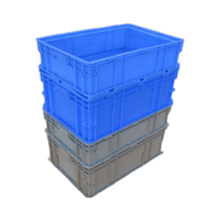 Caisse à fruits en plastique ventilée, durable, écologique, légère, de qualité alimentaire, résistante aux températures élevées et basses, OEM, 600*400*220mm pour
