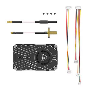 2.5W vtx 5.8GHz อะไหล่40CH สำหรับโดรน FPV VS Rush FPV ถังเดี่ยว2.5W <span class=keywords><strong>ไมโครโฟน</strong></span>ในตัวอินเตอร์เฟส MMCX อุปกรณ์เสริมโดรน - Product Image 6