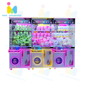 Ama giải trí tùy chỉnh kim loại Claw máy đồng tiền hoạt động trong nhà Công Viên Giải thưởng trò chơi Tiếng Anh ngôn ngữ Crane Claw giải thưởng máy - Product Image 4