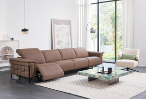 Sofá <span class=keywords><strong>reclinable</strong></span> eléctrico de alta calidad, sofás elegantes y modernos para sala de estar, sillón <span class=keywords><strong>reclinable</strong></span> eléctrico para cine en casa para Villa - Product Image 2