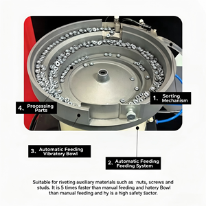 Easytech Automatische PEM-Nietmaschine Aluminium Radialniet- und Stanzhydraulikpresse - Product Image 2