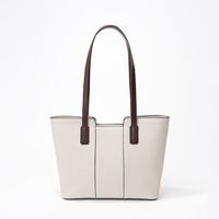 Nouveau sac fourre-tout élégant pour femmes d'affaires, en cuir véritable, grande capacité, sacs à main durables à porter sous le bras