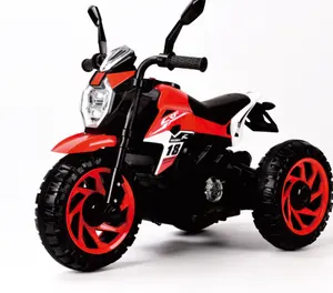 Bambini ride on bike 2 ruote giocattolo elettrico moto 3 ruote giocattolo moto con musica e batteria leggera 6V