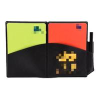 Kit d'Arbitre de Football 4 en 1: Drapeaux de Juge de Touche, Sifflet, Pièce à Lancer et Cartons Jaunes avec Carnet – Accessoires d'Arbitrage