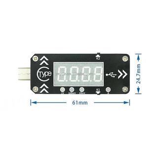 Déclencheur de charge rapide Type-C PD avec affichage numérique DC, testeur de tension et de courant, détection PPS WPDT - Product Image 2