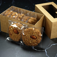 Sacs en cellophane transparents refermables en gros avec fermeture autocollante pour emballage cadeau, boulangerie, confiserie, maison et magasin
