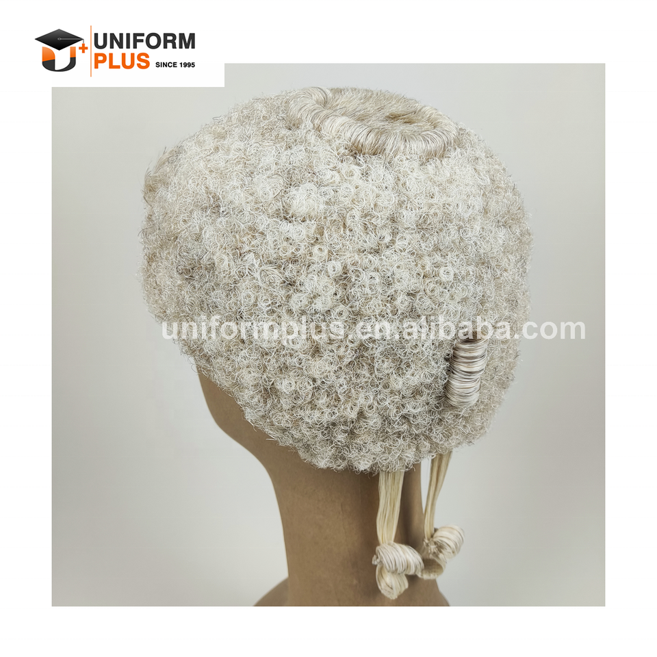 High Quality 100% Horse Hair Bench Wigs for Legal Courts