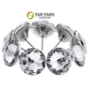 Bouton <span class=keywords><strong>de</strong></span> mobilier en cristal Yanyang en forme <span class=keywords><strong>de</strong></span> diamant pour tapisserie et tête <span class=keywords><strong>de</strong></span> <span class=keywords><strong>lit</strong></span> <span class=keywords><strong>de</strong></span> canapé - Product Image 5