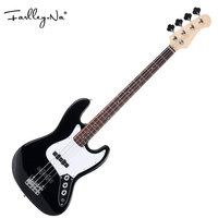 Guitare Basse Électro-Acoustique Focus Cool Shaped Electrics en Bois Massif 4 Cordes Gaucher