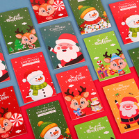 Kleine A3 Cartoon Weihnachten gedruckt Notebook tragbare Tasche Notizblock Student Kinder Urlaub Geschenk Großhandel kleine Weihnachten