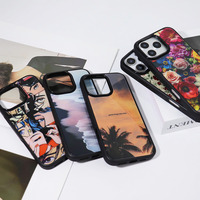Coques de téléphone magnétiques personnalisées avec motifs floraux de personnages d'anime et de manga, en TPU et PC antichoc, pour iPhone 17 16 Pro Max – Vente en gros