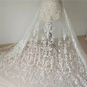 Новейшая Высококачественная кружевная ткань свадебная кружевная ткань свадебное платье кружевная ткань